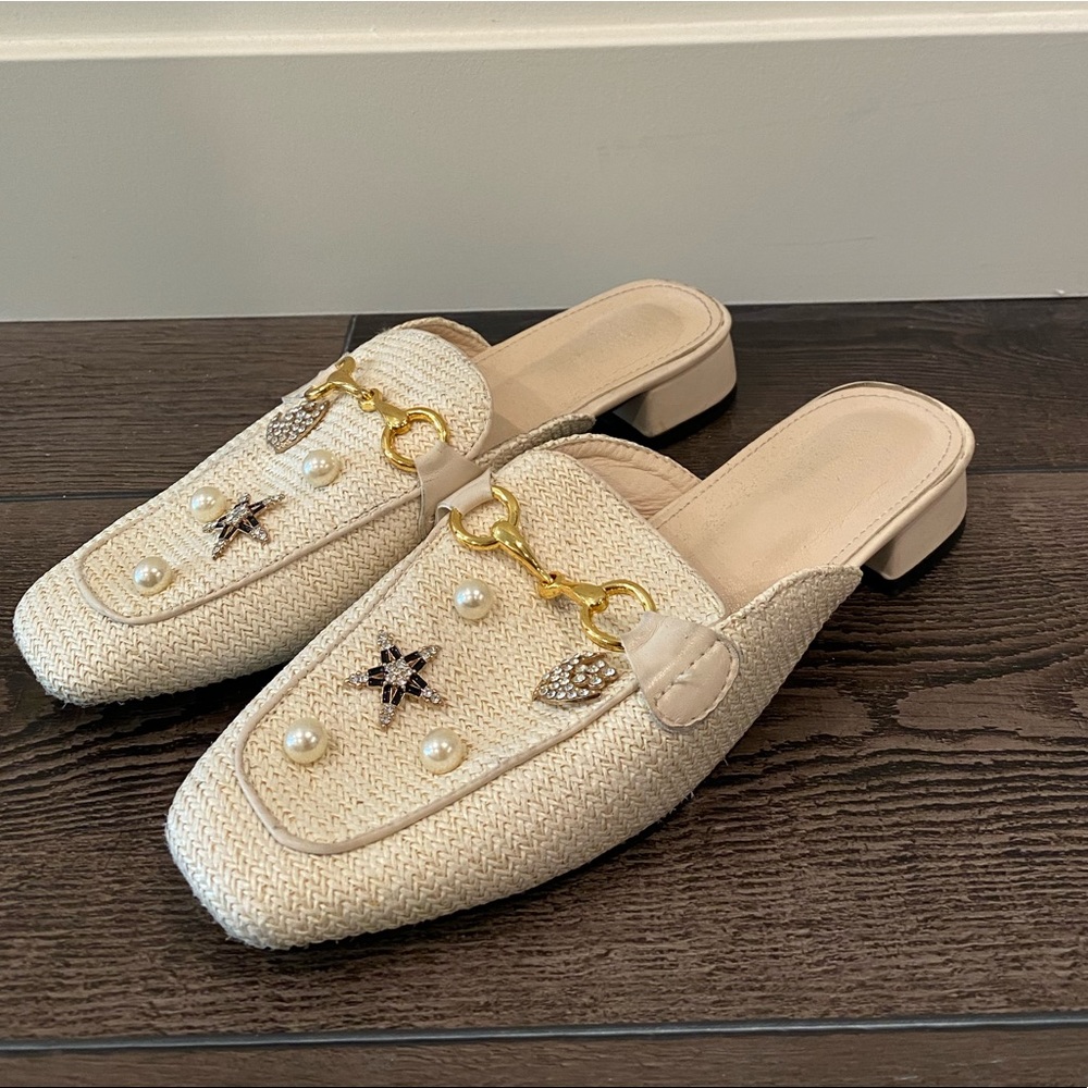 Shein Embelleshed Mules